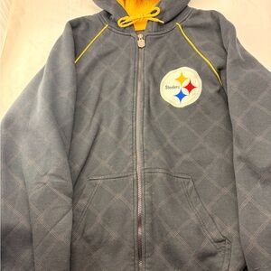 Pittsburgh Steelers Zip Hoodie, Meduim